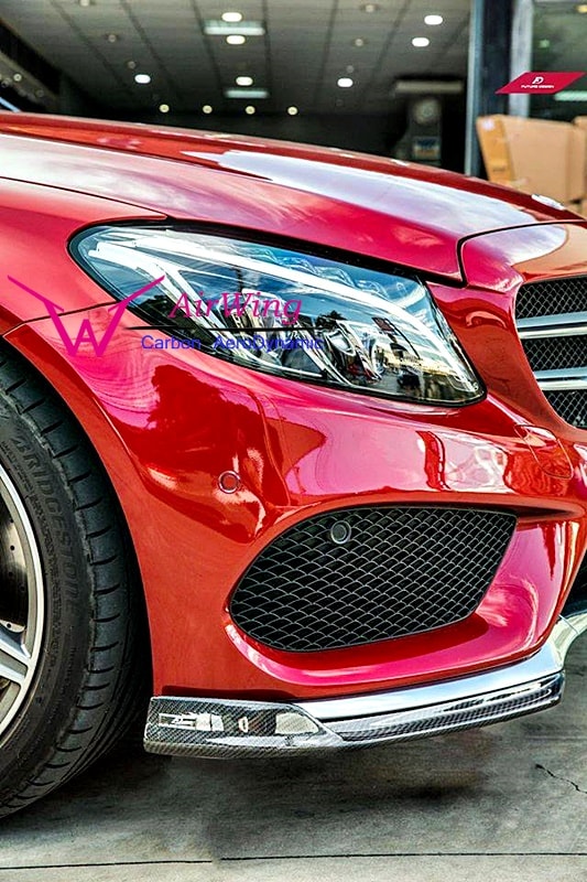 Mercedes-Benz W205 Future Design carbon front splitter 3